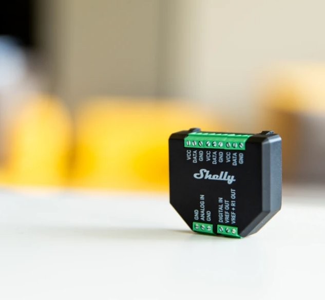 Shelly Plus Add-on Shelly Plus Add-on - moduł elektroniczny z zielonymi terminalami