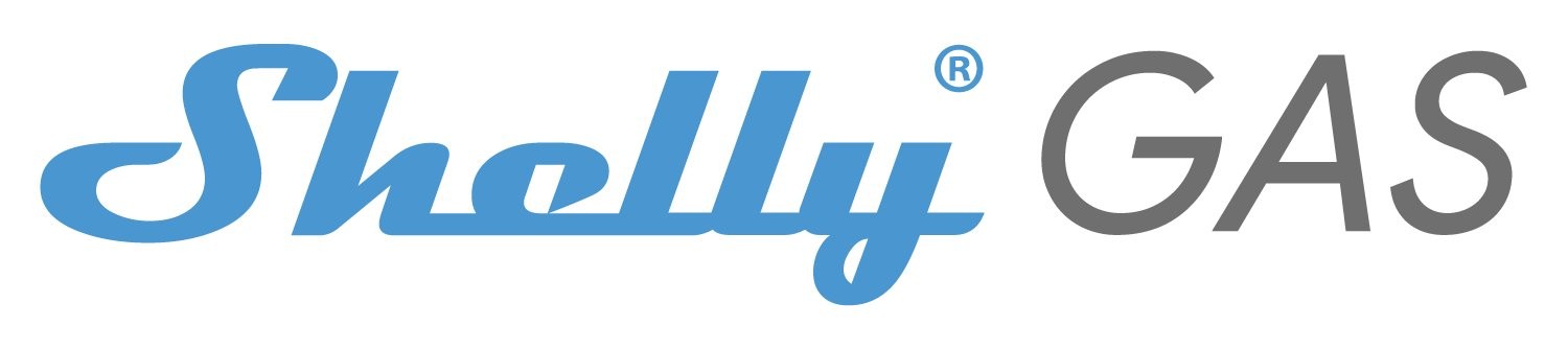 Logo Shelly GAS - CNG z niebieskim pismem kursive i czarnym tekstem
