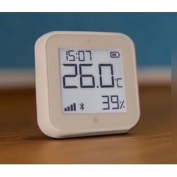 Shelly H i T Gen3 Ivory - inteligentny czujnik temperatury i wilgotności Wi-Fi