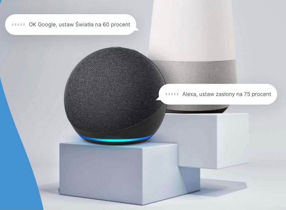 Shelly H&T Gen3 - Głośniki Google Nest i Amazon Echo Shelly H&T Gen3 Matte Black – inteligentne głośniki Google Nest Hub i Amazon Echo