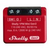 Shelly 1PM Mini Gen3 - inteligentny przekaźnik WIFI z pomiarem mocy 8A