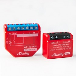 Shelly 1PM Mini Gen3 - inteligentny przekaźnik WIFI z pomiarem mocy 8A