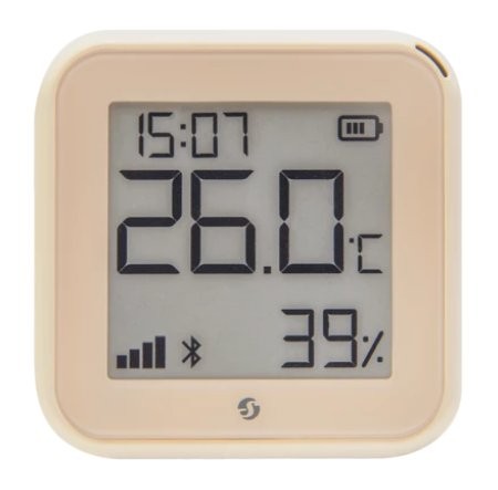 Shelly H&T Gen3 Mocha - czujnik temperatury i wilgotności z wyświetlaczem LCD