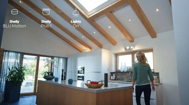 Shelly BLU Motion - czujnik ruchu Bluetooth do sterowania oświetleniem