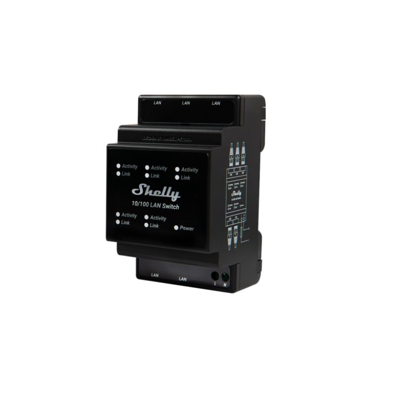Shelly LAN Switch - 5 portowy przełącznik LAN