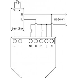 Shelly Dimmer 01-10V PM Gen3 - inteligentny kontroler ściemniania