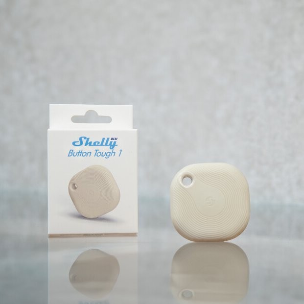 Czujnik Shelly Button Tough 1 wraz z opakowaniem, matowa powierzchnia, koncentryczne linie