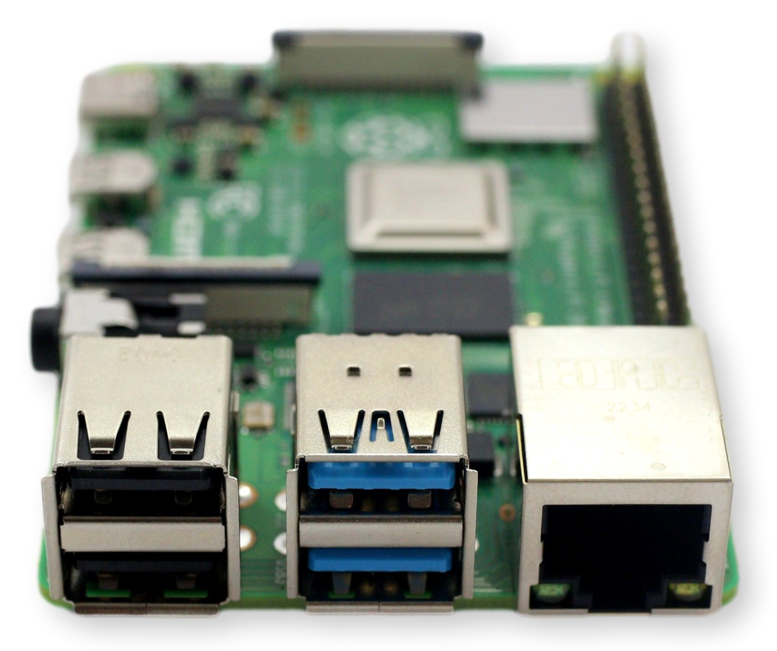 Raspberry Pi 4 Model B - 8GB, płyta z portami USB i Ethernet