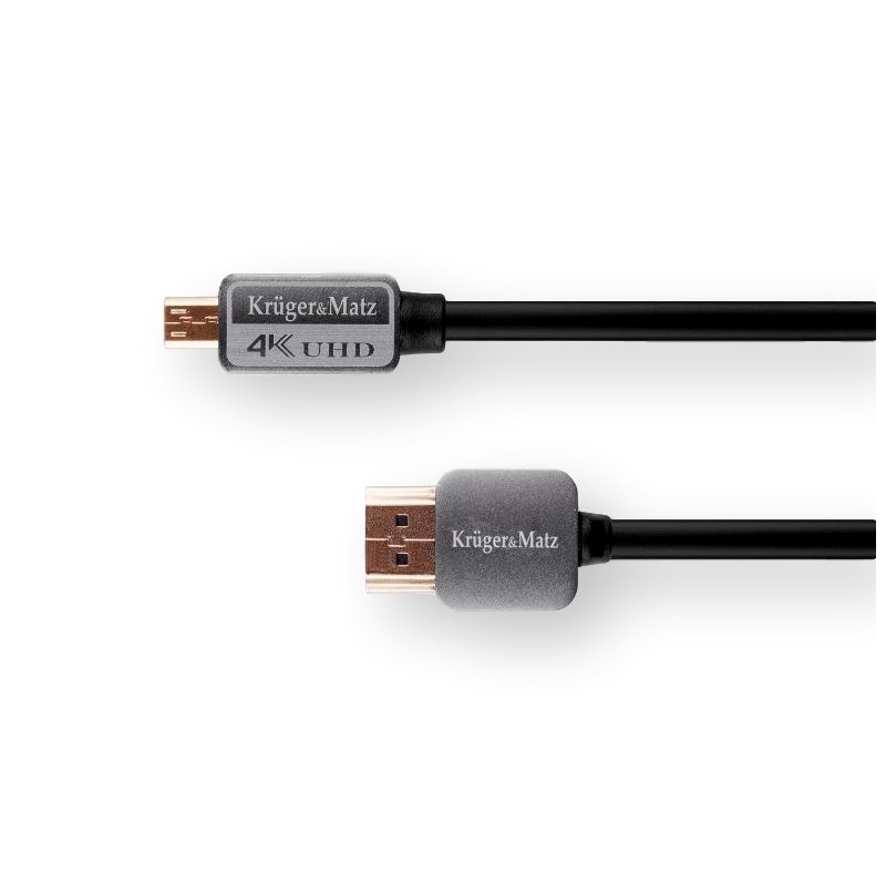 Kabel HDMI-microHDMI 3m Kruger&Matz wtyk-wtyk (A-D)