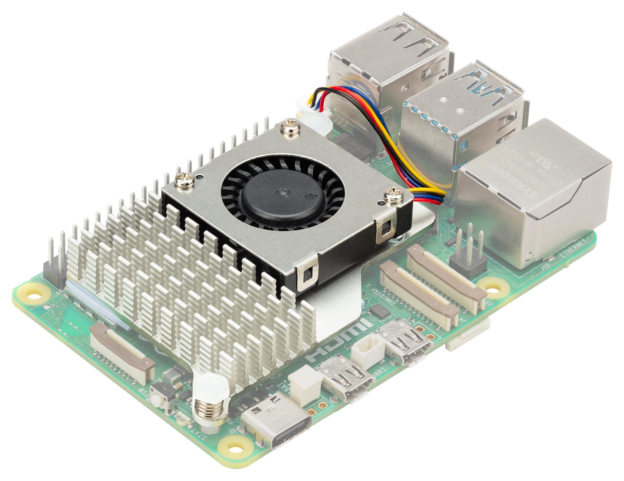 Chłodzenie RPi5 dla Raspberry Pi 4 Chłodzenie aktywne RPi5 - radiator dla Raspberry Pi 4 Model B