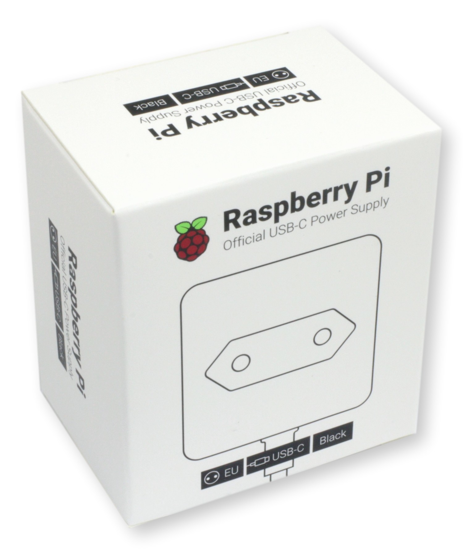 Zasilacz Raspberry Pi USB-C Raspberry Pi oficjalny zasilacz USB-C 5,1V 3A w czarnym opakowaniu