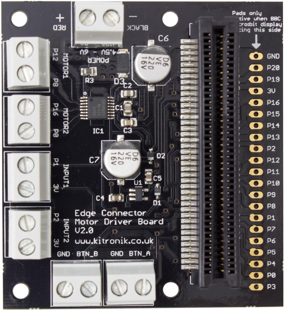 Kitronik Motor Driver Board V2.0 Kitronik Motor Driver Board V2.0 - sterownik silników do micro:bit