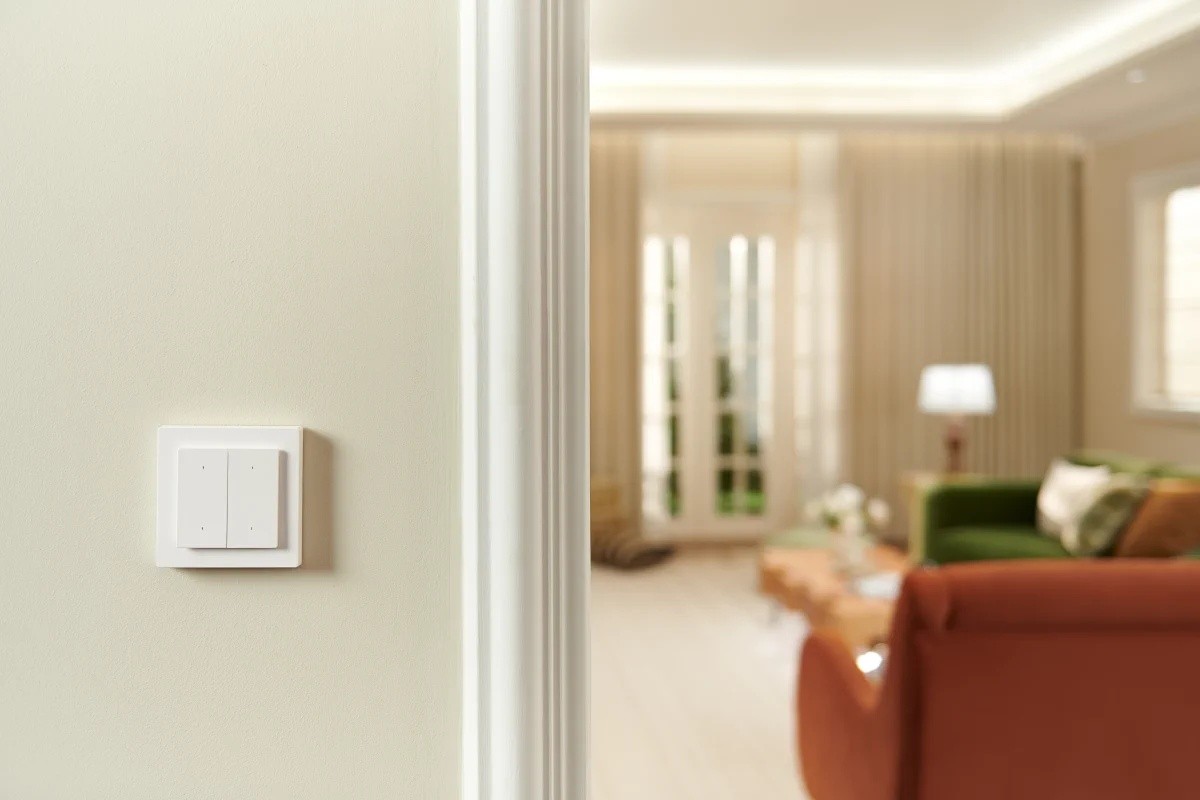 Przełącznik Aqara Light Switch H2 EU - nowoczesny przełącznik elektryczny z dwoma przyciskami