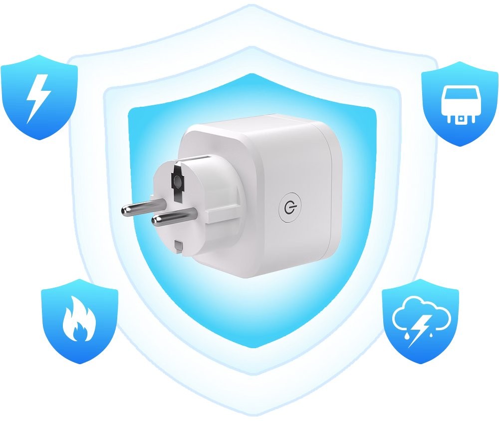 SONOFF S61sTPF adapter sieciowy 16A SONOFF S61sTPF inteligentne gniazdko WiFi Matter z pomiarem energii 16A