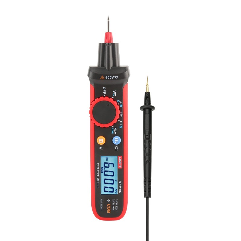 UNI-T UT118C - kompaktowy multimetr piórkowy True RMS