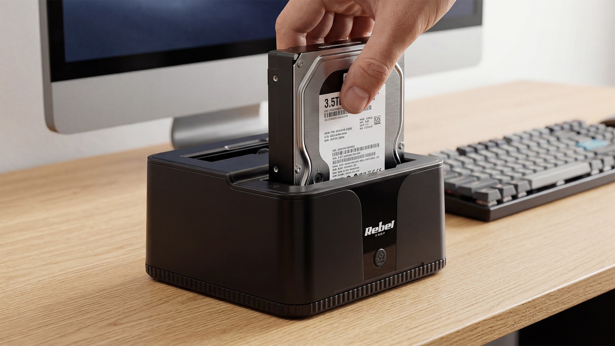Stacja dokująca dysków HDD/SSD USB 3.0 Rebel z funkcją klonowania i HUB-a