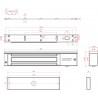 Zwora elektromagnetyczna 280kg z sygnal.