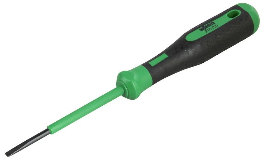 Śrubokręt WAGO 210-123 z izolowanym montażem 3,5x05mm