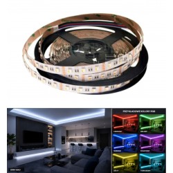Taśma LED RGBW Cold White (zimny biały) 5050 60D/m 12V 5m