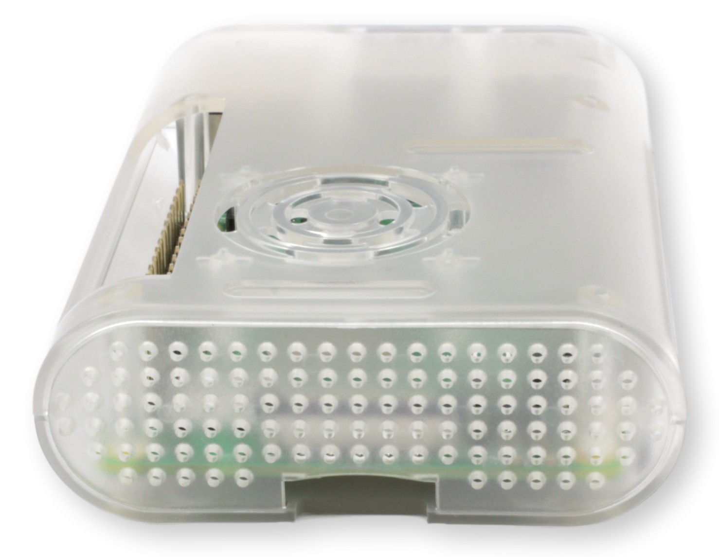 RPi4 obudowa ABS Sensory Przegroda ABS RPi4 z ukrytą płytą LED, przyciskiem i złączem