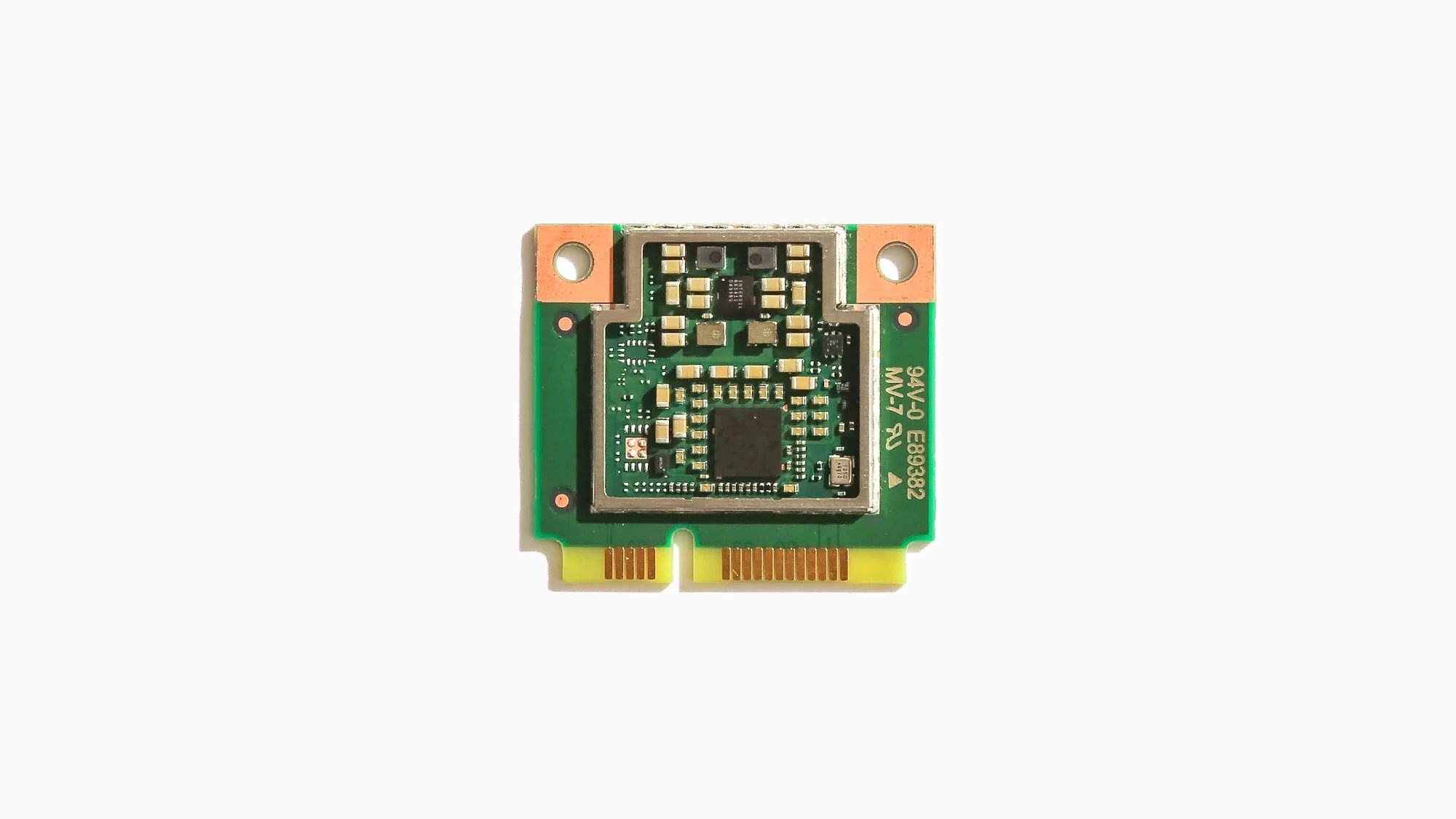 Moduł Google Coral Mini PCIe Accelerator Edge TPU 4 TOPS AI z mikroprocesorem na płycie drukowanej