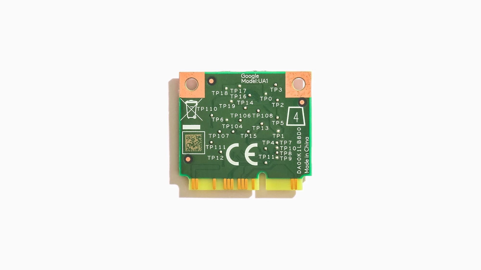 Google Coral Mini PCIe Accelerator Edge TPU 4 TOPS AI - moduł WiFi firmy Google UA1