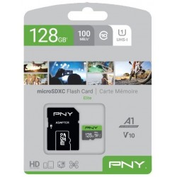PNY Elite microSD 128GB - karta pamięci dla smartfonów i aparatów