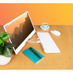 Raspberry Pi Monitor 15,6 Full HD IPS HDMI czerwono-biały