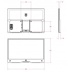 Raspberry Pi Monitor 15,6 Full HD IPS HDMI czarny