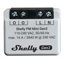 Shelly PM Mini Gen3 - inteligentny miernik mocy WiFi