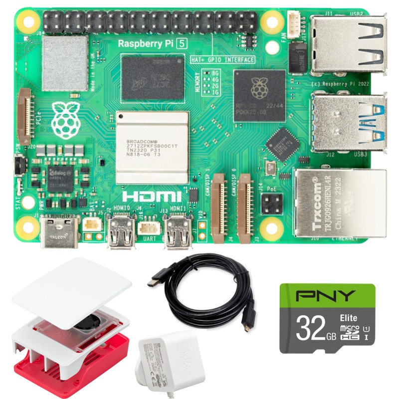 Raspberry Pi 5 8GB RAM - kompletny zestaw do projektów edukacyjnych i hobbystycznych