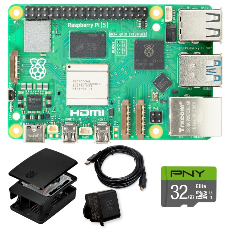 Raspberry Pi 5 8GB RAM - kompletny zestaw do projektów edukacyjnych i hobbystycznych