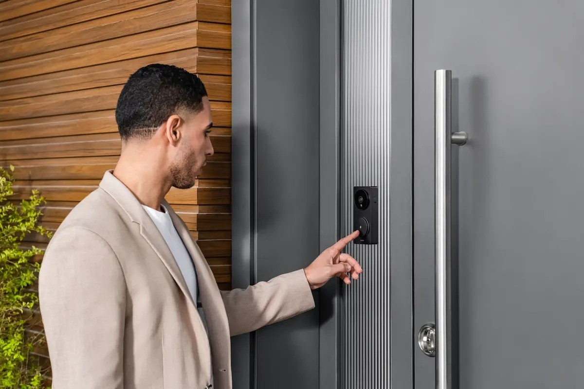 Aqara Smart Video Doorbell G4 Wideodomofon Aqara Smart Video Doorbell G4 Czarny - interkom do drzwi z kamerą 1080p