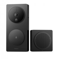 Aqara Smart Video Doorbell G4 czarny wideodomofon Wi-Fi 1080p HomeKit Secure Video