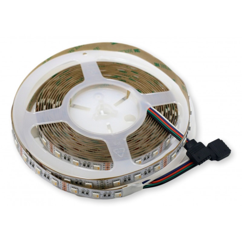 Taśma LED RGBW Warm White (ciepły biały) 5050 60D/m 12V 5m