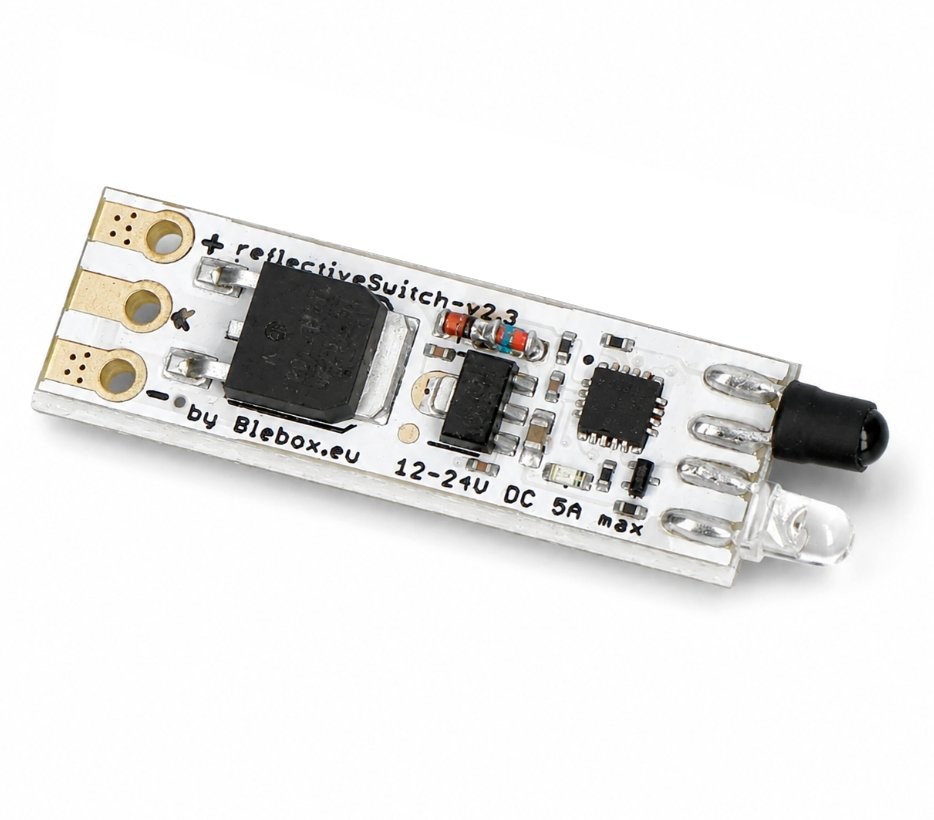 BleBox reflectiveSwitch odbiciowy - mini sterownik włącznika LED 12-24V 5A