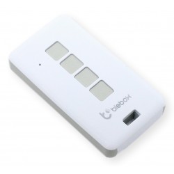 BleBox uRemote Basic biały pilot μWiFi 4 przyciski do sterowania urządzeniami wBox