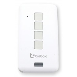 BleBox uRemote Basic biały pilot μWiFi 4 przyciski do sterowania urządzeniami wBox