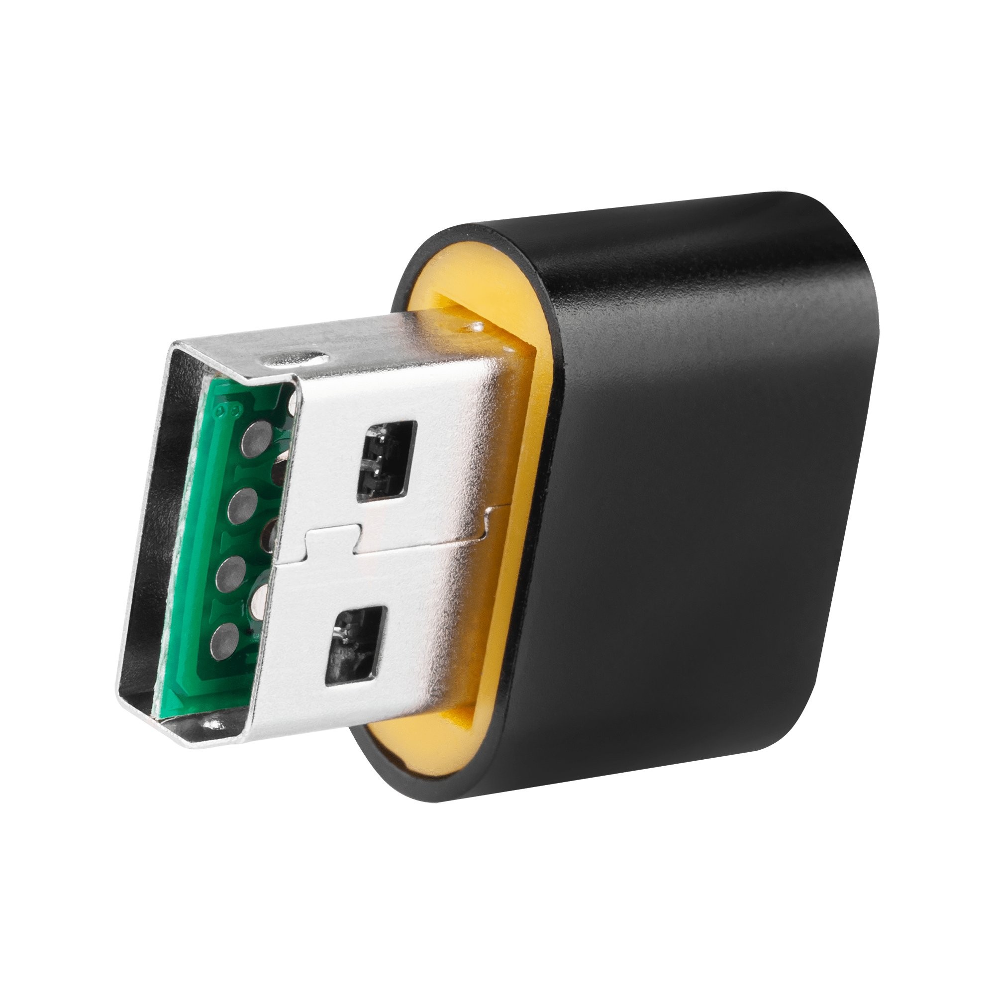 Czytnik kart microSD r60 REBEL mini adapter USB Adapter USB do microSD r60 REBEL mini - widok wewnętrzny