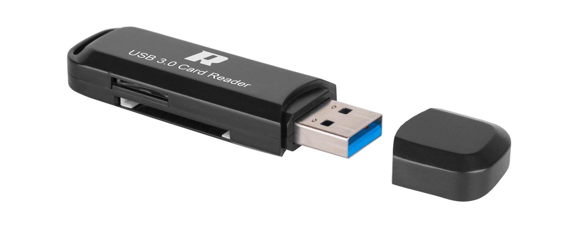 r61 REBEL czytnik kart microSD USB 3.0 Czytnik kart microSD USB 3.0 r61 REBEL - czytnik kart z szybkim połączeniem USB 3.0