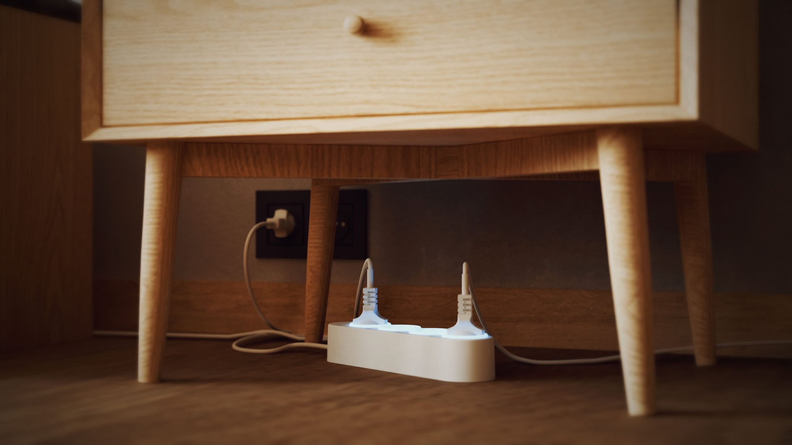 Shelly Power Strip 4 Gen4 - biały rozdzielacz zasilający z dwoma gniazdami