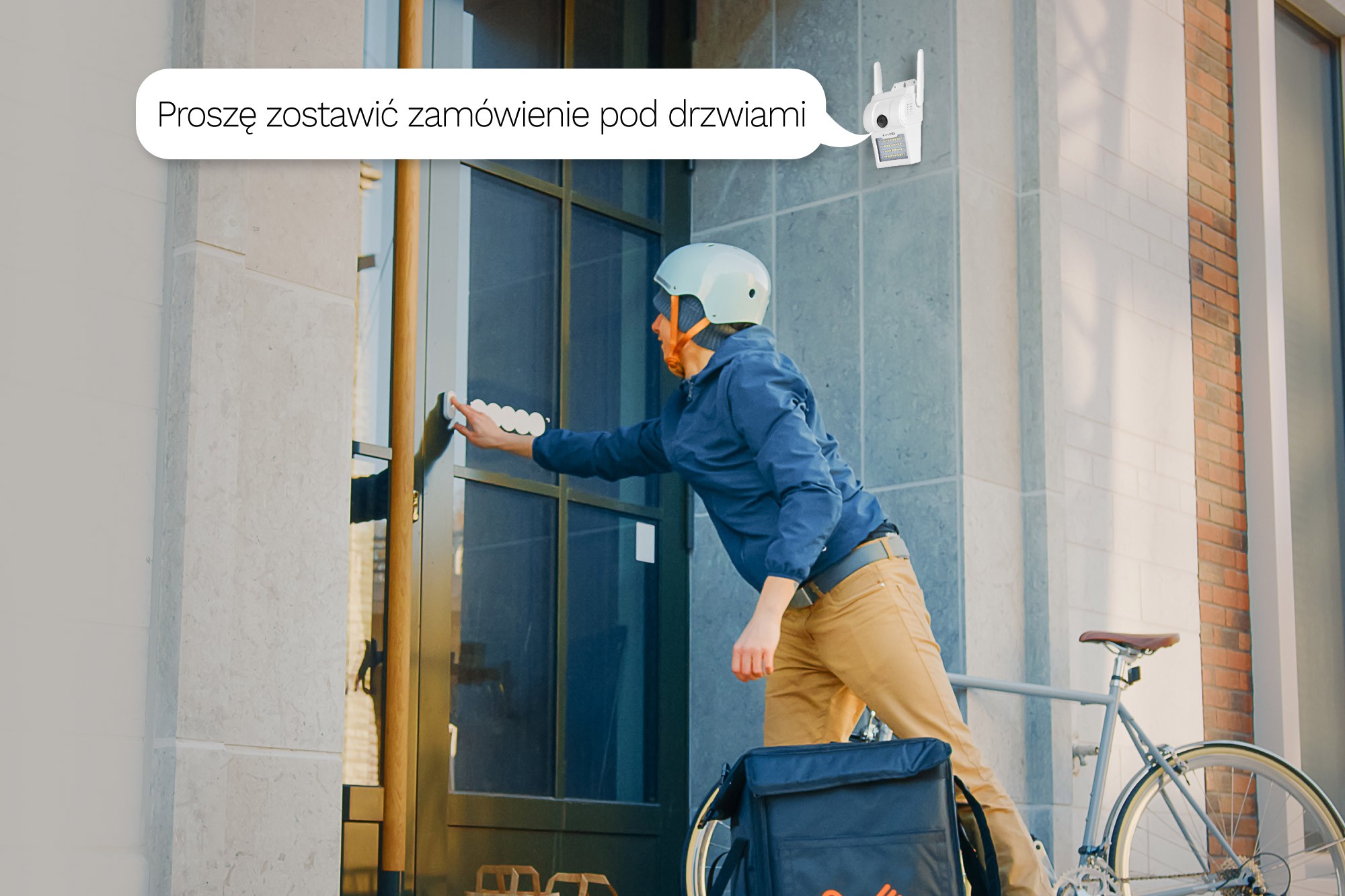 Kruger&Matz Connect C80 Tuya kamera pod drzwiami Kamera Wi-Fi zewnętrzna Kruger&Matz Connect C80 Tuya - dostawca z zamówieniem