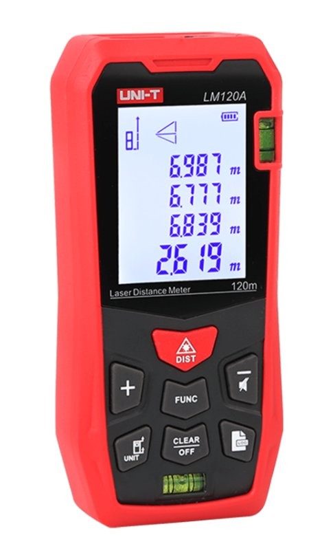 Miernik dystansu Uni-T LM120A - pomiary od 0 do 120 metrów