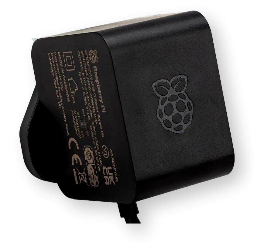 Zasilacz Raspberry Pi AC ADAPTOR Raspberry Pi oryginalny zasilacz USB-C 5.1V 5A 27W