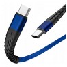 Kabel Spider USB typ-C - USB typ-C eXtreme 1m niebieski