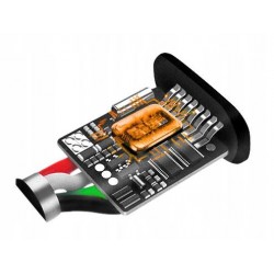 Kabel Spider USB typ-C - USB typ-C eXtreme 1m niebieski