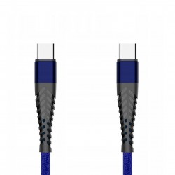 Kabel Spider USB typ-C - USB typ-C eXtreme 1m niebieski