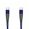 Kabel Spider USB typ-C - USB typ-C eXtreme 1m niebieski