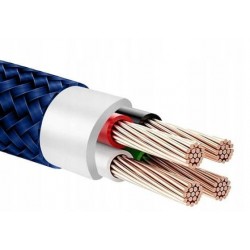Kabel Spider USB typ-C - USB typ-C eXtreme 1m niebieski