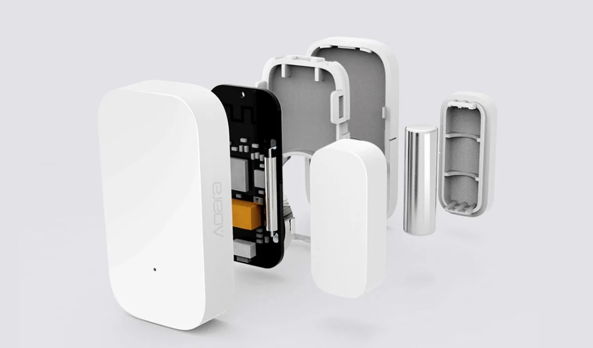 Aqara Door & Window Sensor T1 Czujnik do okien i drzwi Aqara Door & Window Sensor T1 - wnętrze i komponenty, biały smart home sensor